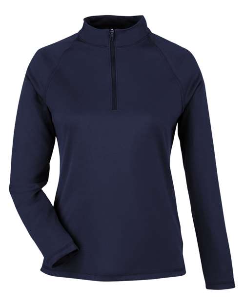 North End NE410W Women's Revive Coolcore® Quarter-Zip Pullover