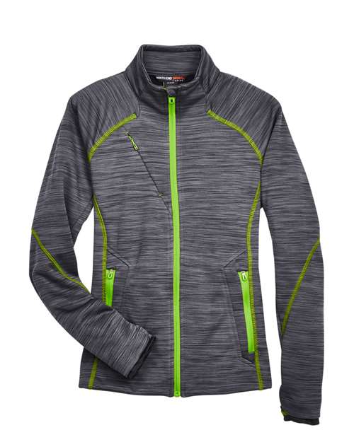 North End 78697 Women's Flux Mélange Bonded Fleece Jacket