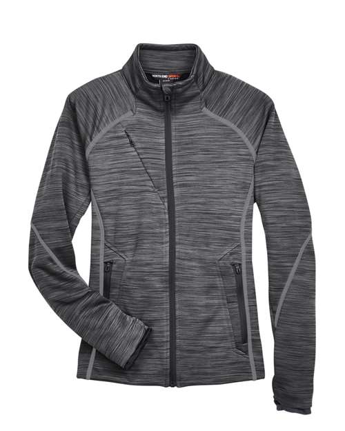North End 78697 Women's Flux Mélange Bonded Fleece Jacket