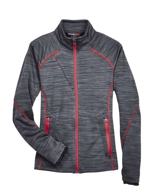 North End 78697 Women's Flux Mélange Bonded Fleece Jacket