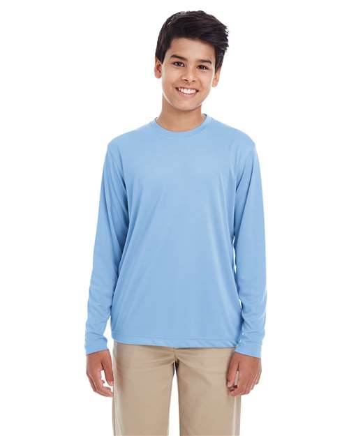 UltraClub 8622Y Youth Cool & Dry Performance Long Sleeve Top