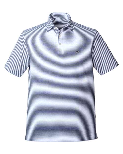 vineyard vines G011145 Men's Heathered Winstead Sankaty Polo