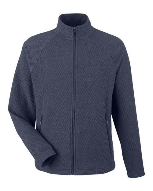 North End NE727 Men's Spirit Textured Full-Zip