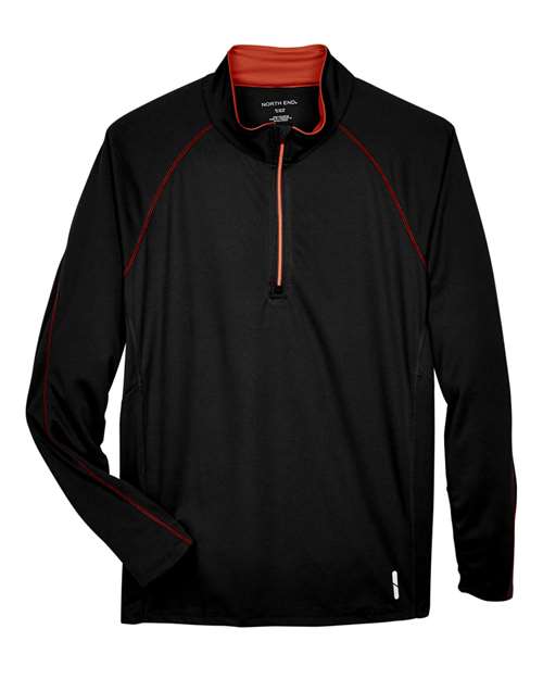 North End 88187 Men's Radar Performance Quarter-Zip Pullover