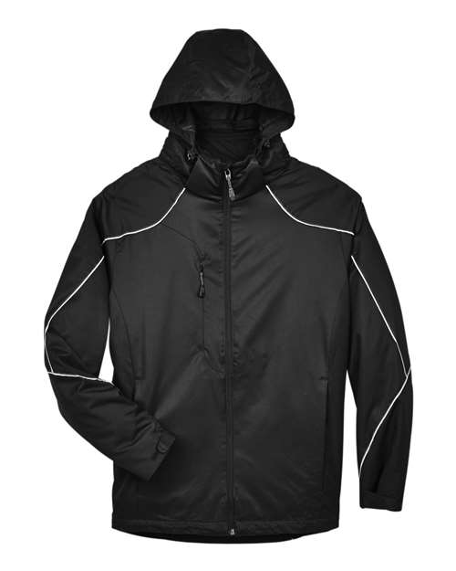 North End 88196 Men's Angle 3-In-1 Jacket with Bonded Fleece Liner
