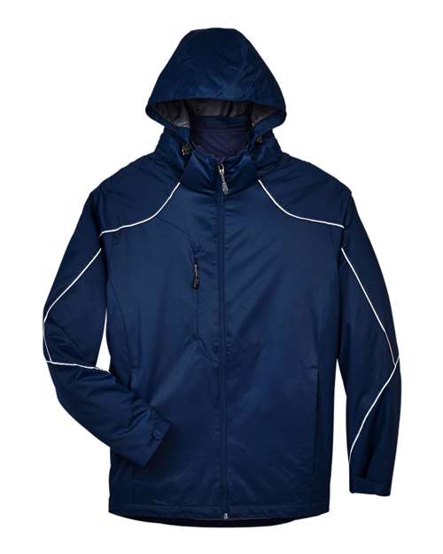North End 88196 Men's Angle 3-In-1 Jacket with Bonded Fleece Liner