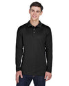 UltraClub 8405LS Men's Cool & Dry Sport Long Sleeve Polo