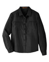 Harriton M580LW Women's Key West Long Sleeve Performance Staff Shirt