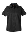 Harriton M585W Women's Advantage IL Short Sleeve Dress Shirt