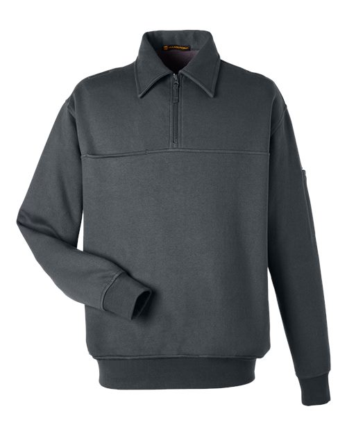 Harriton M712 Unisex ClimaBloc™ Heavyweight Tactical Quarter-Zip Pullover