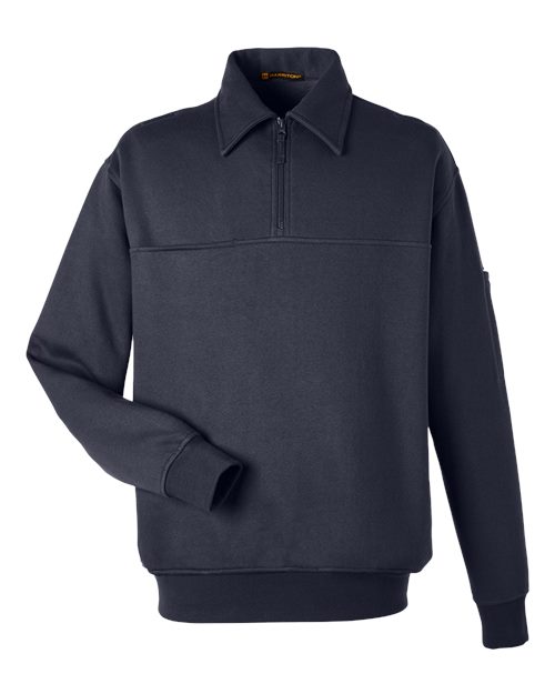Harriton M712 Unisex ClimaBloc™ Heavyweight Tactical Quarter-Zip Pullover
