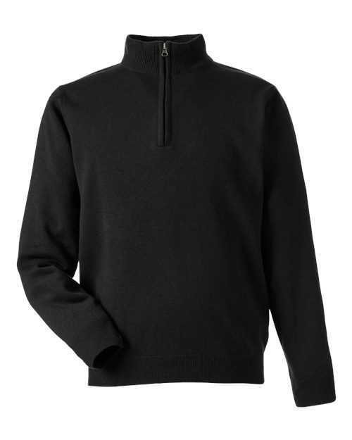 Harriton M421 Unisex Pilbloc™ Quarter-Zip Pullover Sweater