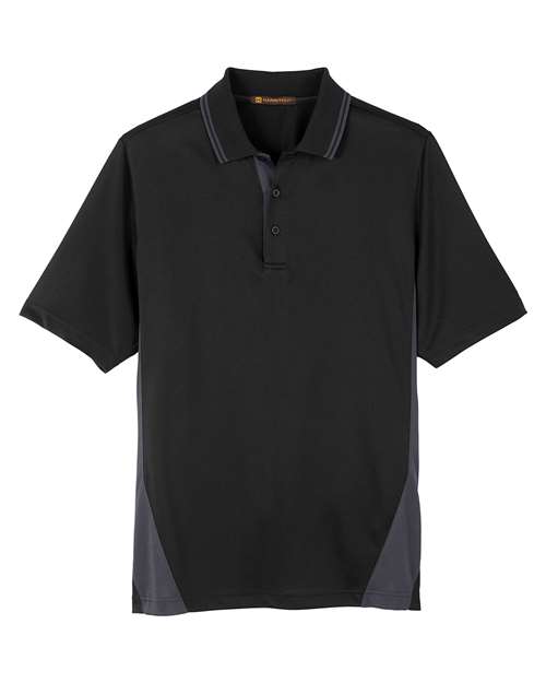 Harriton M386T Men's Tall Flash Snag Protection Plus IL Colorblock Polo