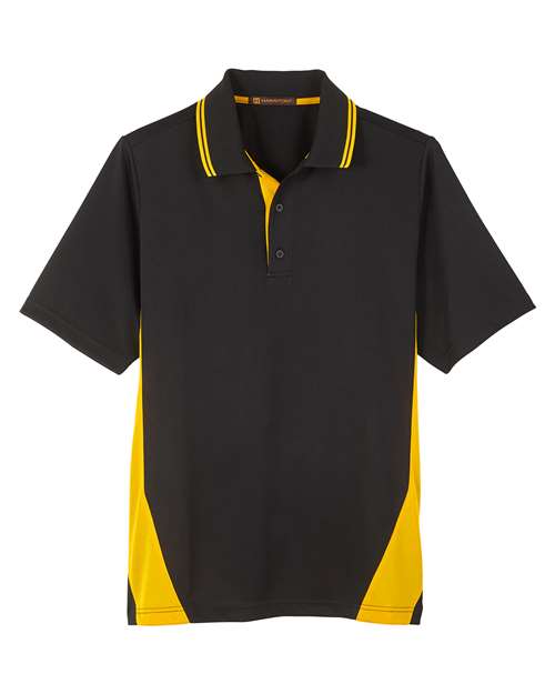 Harriton M386T Men's Tall Flash Snag Protection Plus IL Colorblock Polo