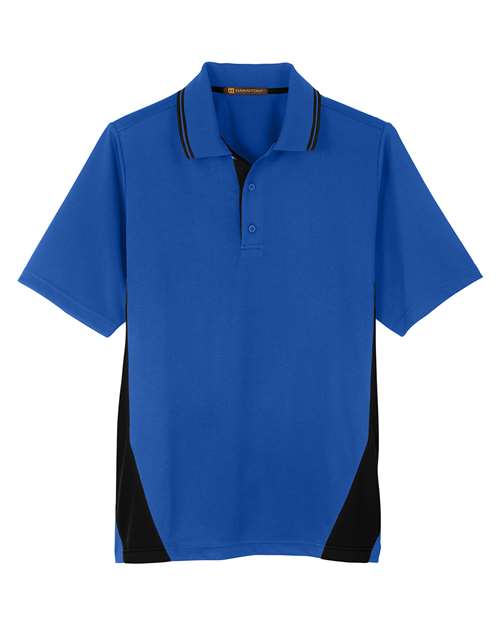 Harriton M386T Men's Tall Flash Snag Protection Plus IL Colorblock Polo