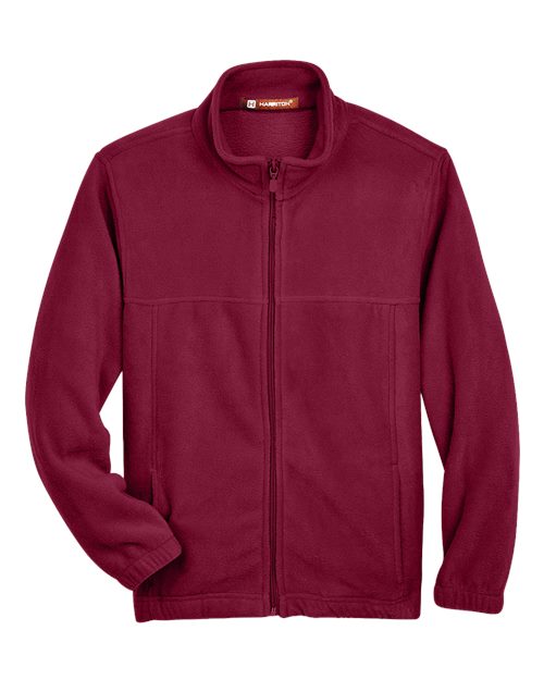 Harriton M990Y Youth Full-Zip Fleece