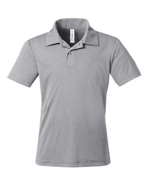 Team 365 TT51HY Youth Zone Sonic Heather Performance Polo