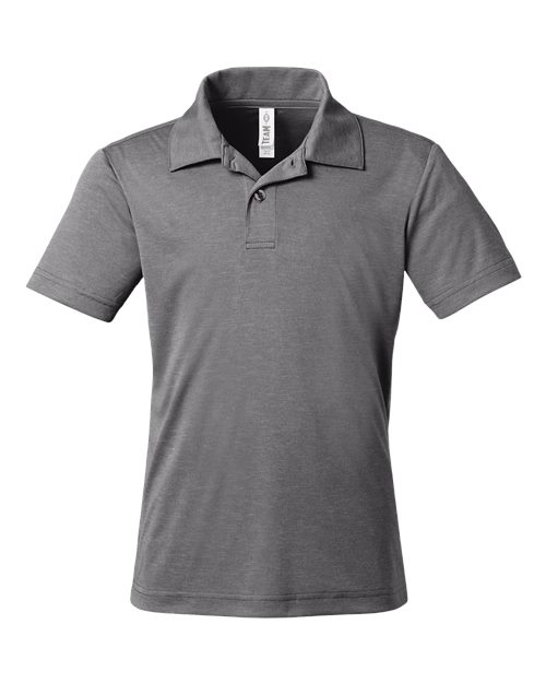 Team 365 TT51HY Youth Zone Sonic Heather Performance Polo