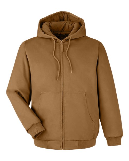 Harriton M722T Unisex Tall ClimaBloc® Heavyweight Hooded Full-Zip Jacket