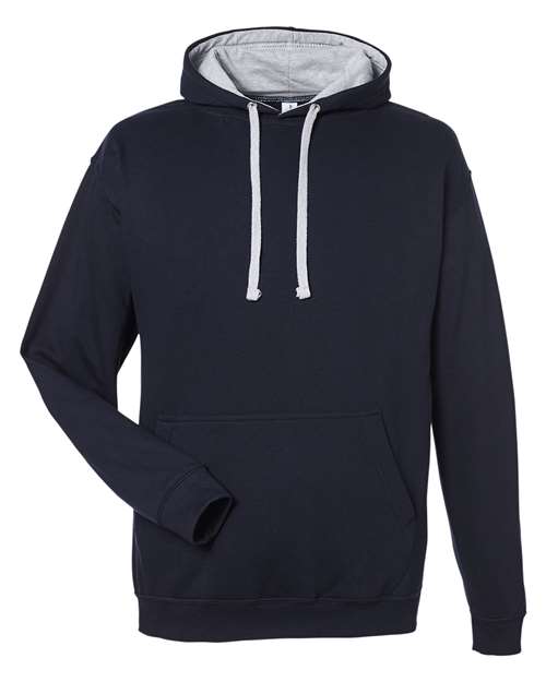 AWDis JHA003 Unisex Midweight Varsity Contrast Hooded Sweatshirt