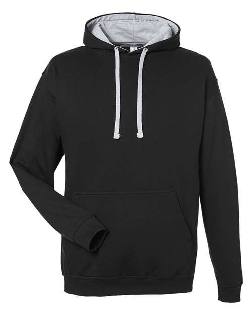 AWDis JHA003 Unisex Midweight Varsity Contrast Hooded Sweatshirt