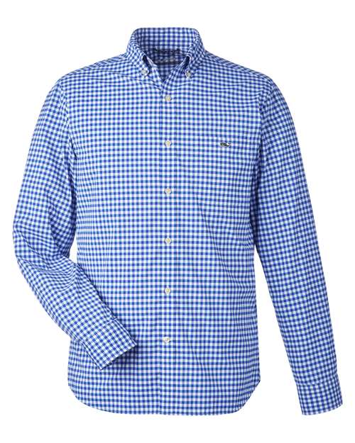vineyard vines W012060 Men's On-The-Go Nylon Gingham Shirt