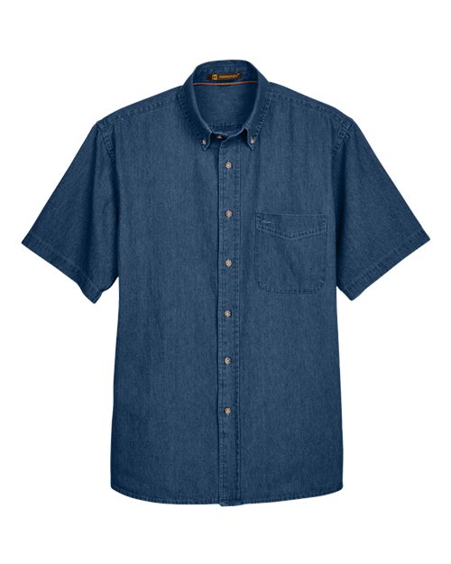 Harriton M550S Men's Denim Shirt