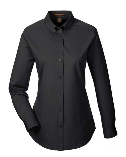 Harriton M581W Women's Foundation Cotton Twill Shirt with Teflon