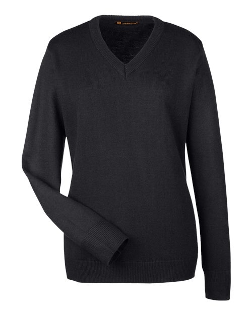 Harriton M420W Women's Pilbloc V-Neck Sweater