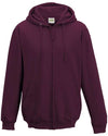 AWDis JHA050 Unisex Midweight College Full-Zip Hooded Sweatshirt