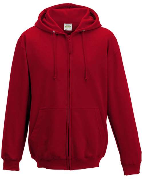 AWDis JHA050 Unisex Midweight College Full-Zip Hooded Sweatshirt