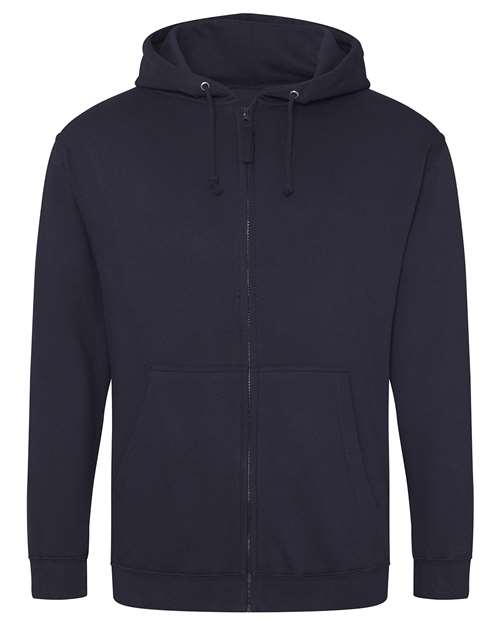 AWDis JHA050 Unisex Midweight College Full-Zip Hooded Sweatshirt