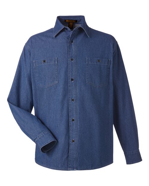 Harriton M540 Unisex Denim Shirt Jacket