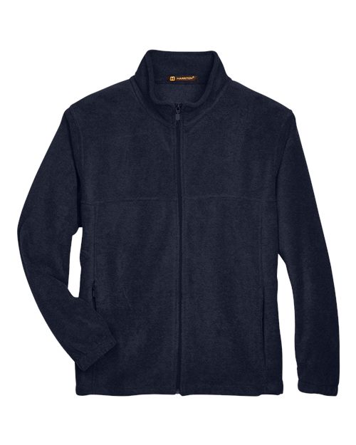 Harriton M990T Men's Tall Full-Zip Fleece