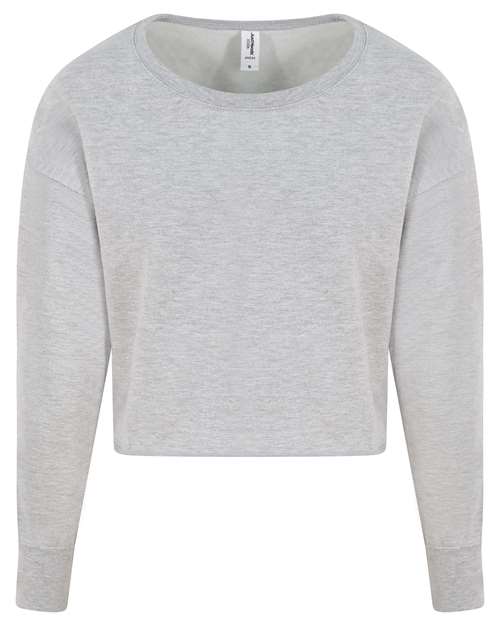 AWDis JHA035 Women's Cropped Pullover Sweatshirt