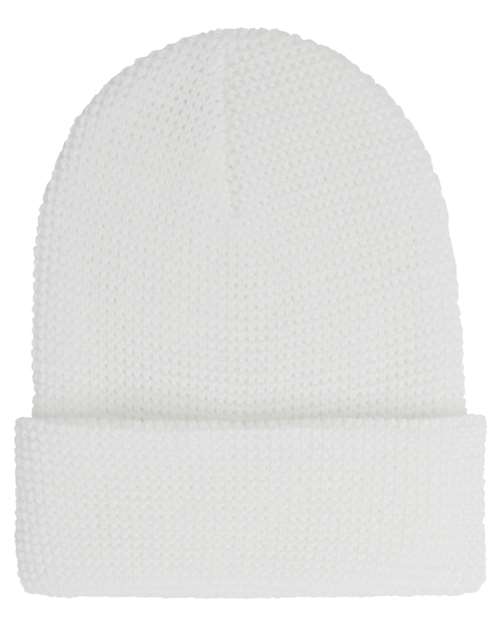 YP Classics 2501KC Waffle Cuffed Beanie