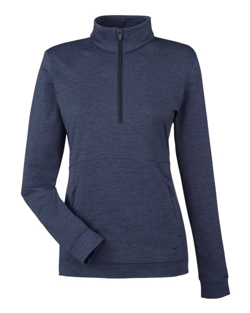 Puma Golf 535516 Women's Cloudspun Rockaway Quarter-Zip Pullover