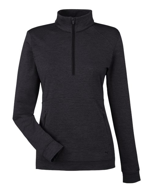 Puma Golf 535516 Women's Cloudspun Rockaway Quarter-Zip Pullover
