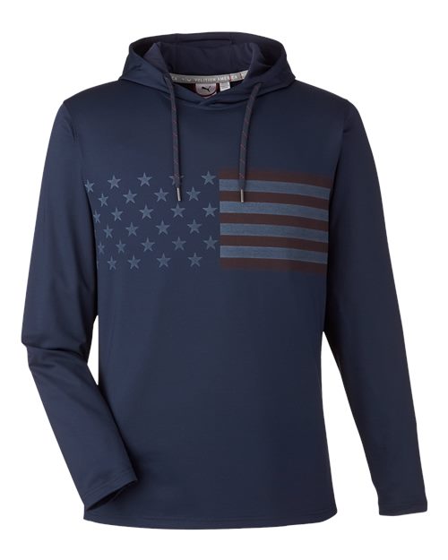 Puma Golf 537474 Men's Volition Patriotic Hooded Pullover