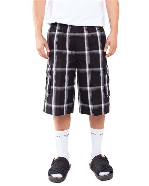 Shaka Wear SHSP Men's Plaid Shorts