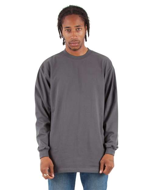 Shaka Wear SHMHLST Men's Tall Max Heavyweight Long Sleeve T-Shirt