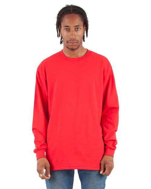 Shaka Wear SHMHLST Men's Tall Max Heavyweight Long Sleeve T-Shirt