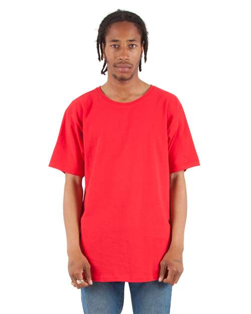 Shaka Wear SHCLT Unisex Curved Hem Long T-Shirt