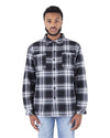 Shaka Wear SHPFJ Men's Plaid Flannel Jacket