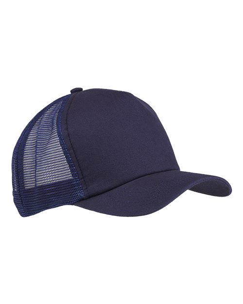 Big Accessories BX010 Twill Trucker Cap