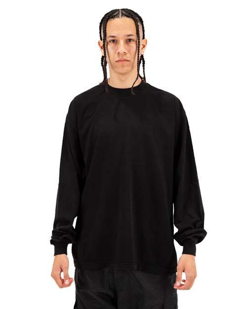 Shaka Wear SHGDLS Men's Garment-Dyed Long Sleeve T-Shirt