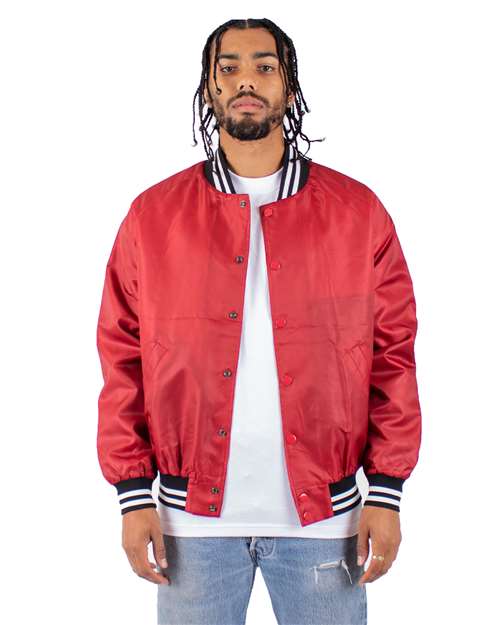 Shaka Wear SHVBJ Men's Varsity Bomber Jacket