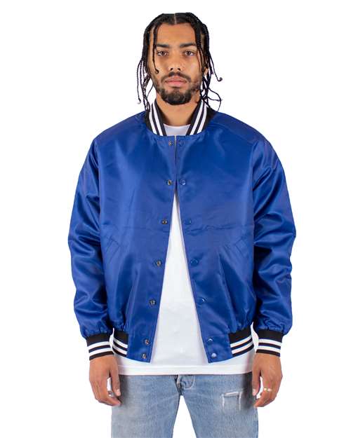 Shaka Wear SHVBJ Men's Varsity Bomber Jacket