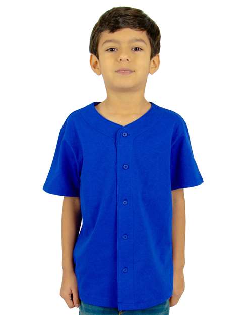 Shaka Wear SHBBJY Youth Baseball Jersey