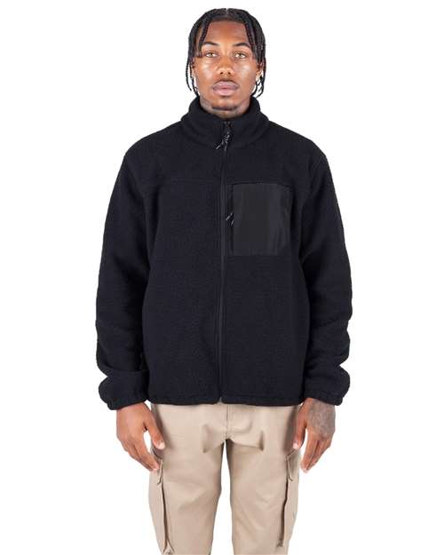 Shaka Wear SHSJ Men's Sherpa Jacket